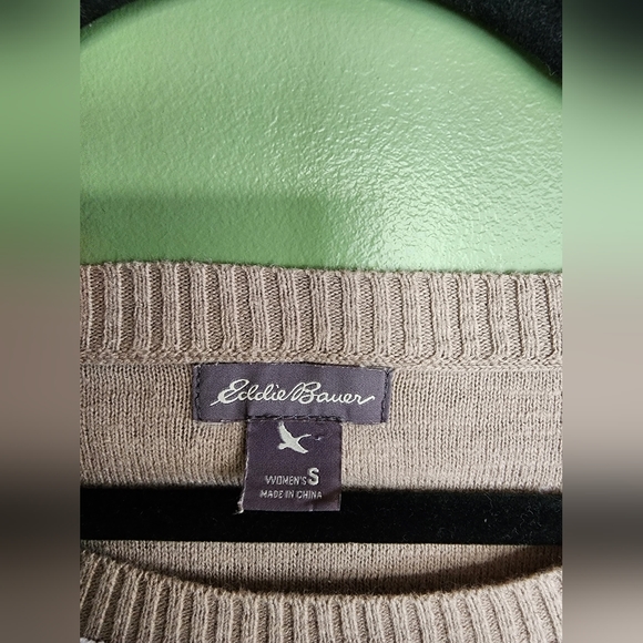 Eddie Bauer beige sweater small - Picture 5 of 5